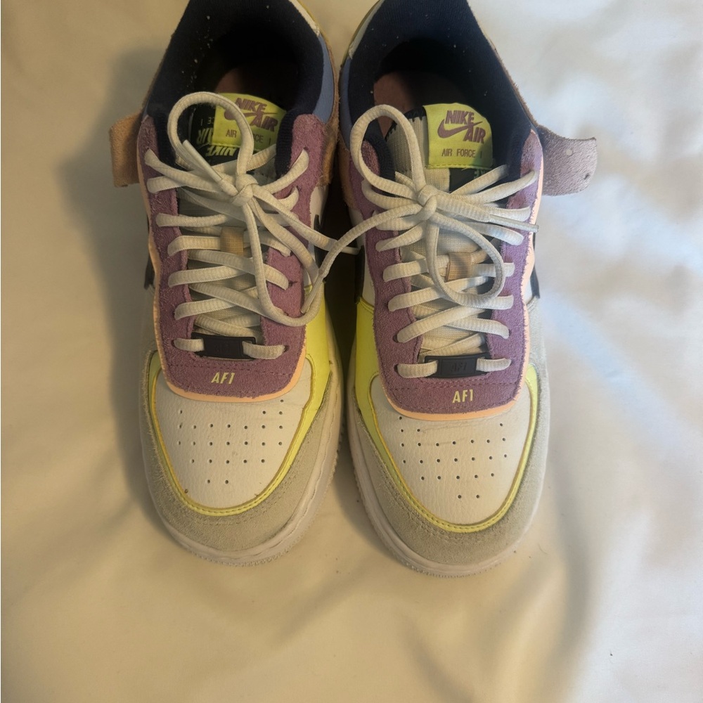 Nike Wmns Air Force 1 Shadow 'Crimson Tint Volt' sneakers